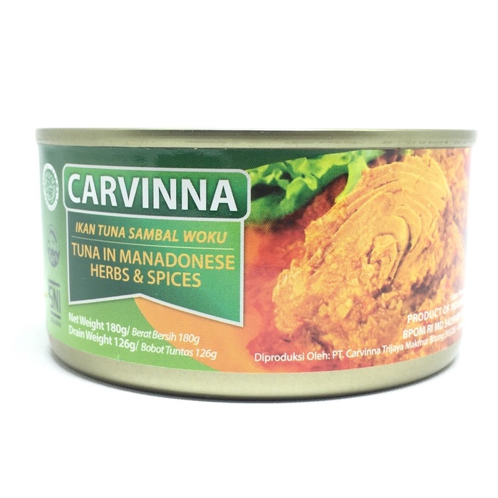 

Carvinna Tuna Sambal Woku 180gr