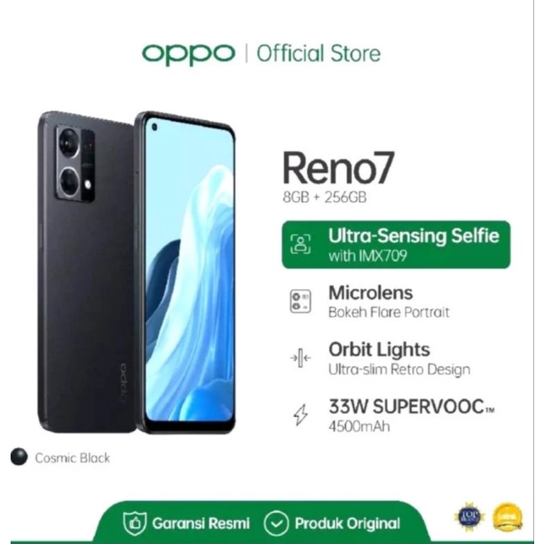OPPO RENO 7 Ram 8+5GB Extended Rom 256Gb (8/256gb) - NFC