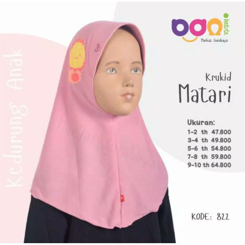 Jilbab Anak Rabbani Matari