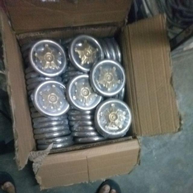 Gelang Bintang Emas 5 (12cm) Aksesoris Stainless Alat Teknik Tangga Pagar