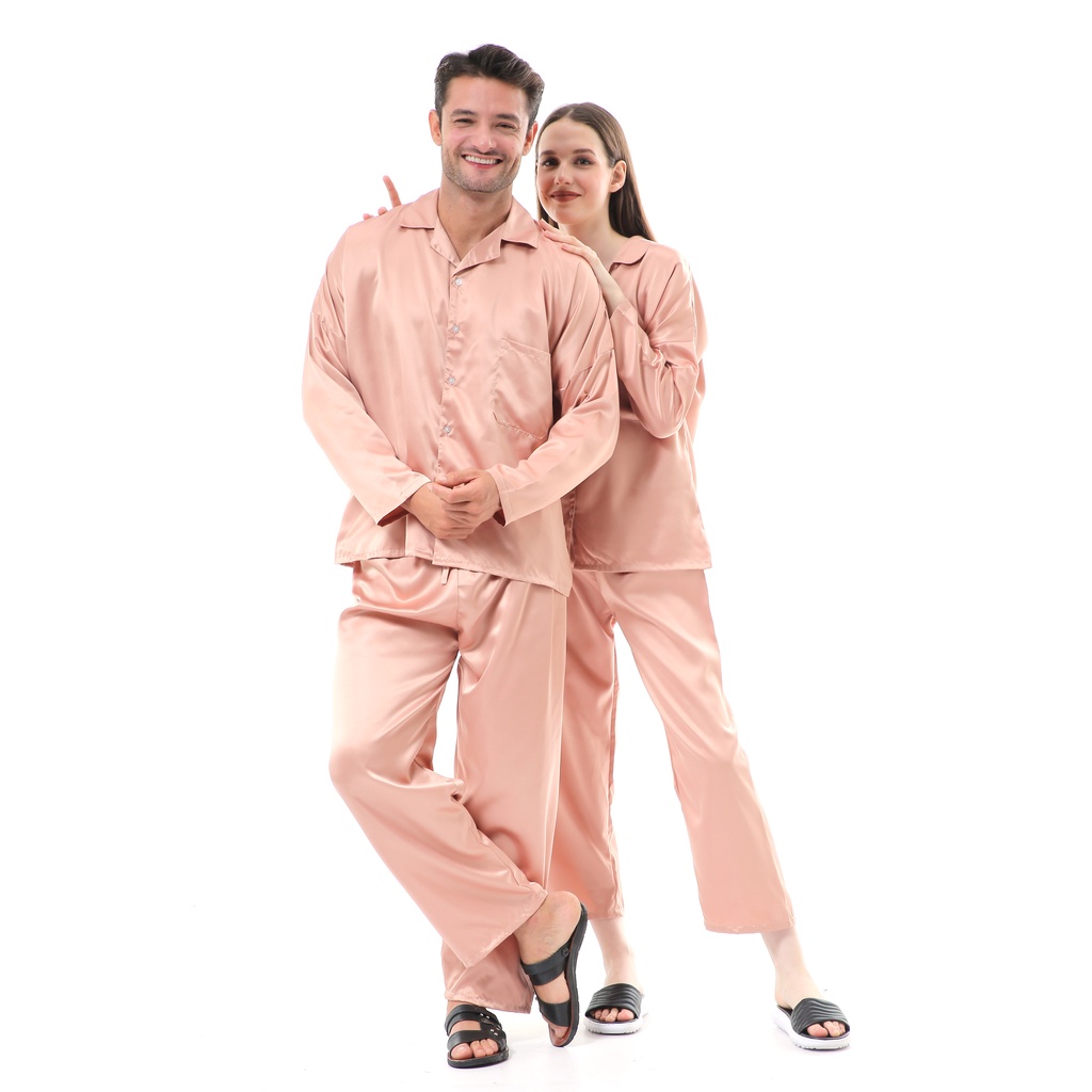 Zavyn One Set Setelan Piyama Couple Sateen PP 2.0