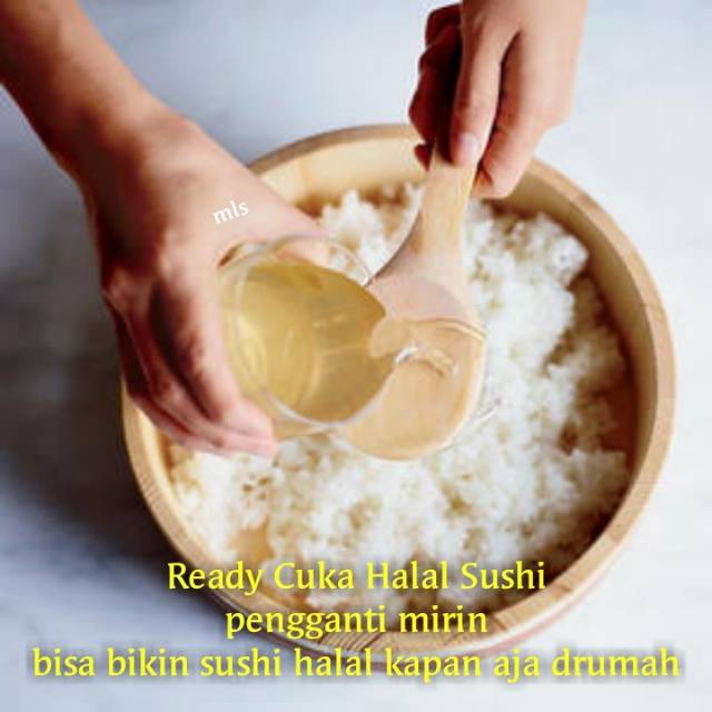 Cuka beras sushi seasoning halal murah 600ml rice vinegar bahan kimbap bento cuka beras