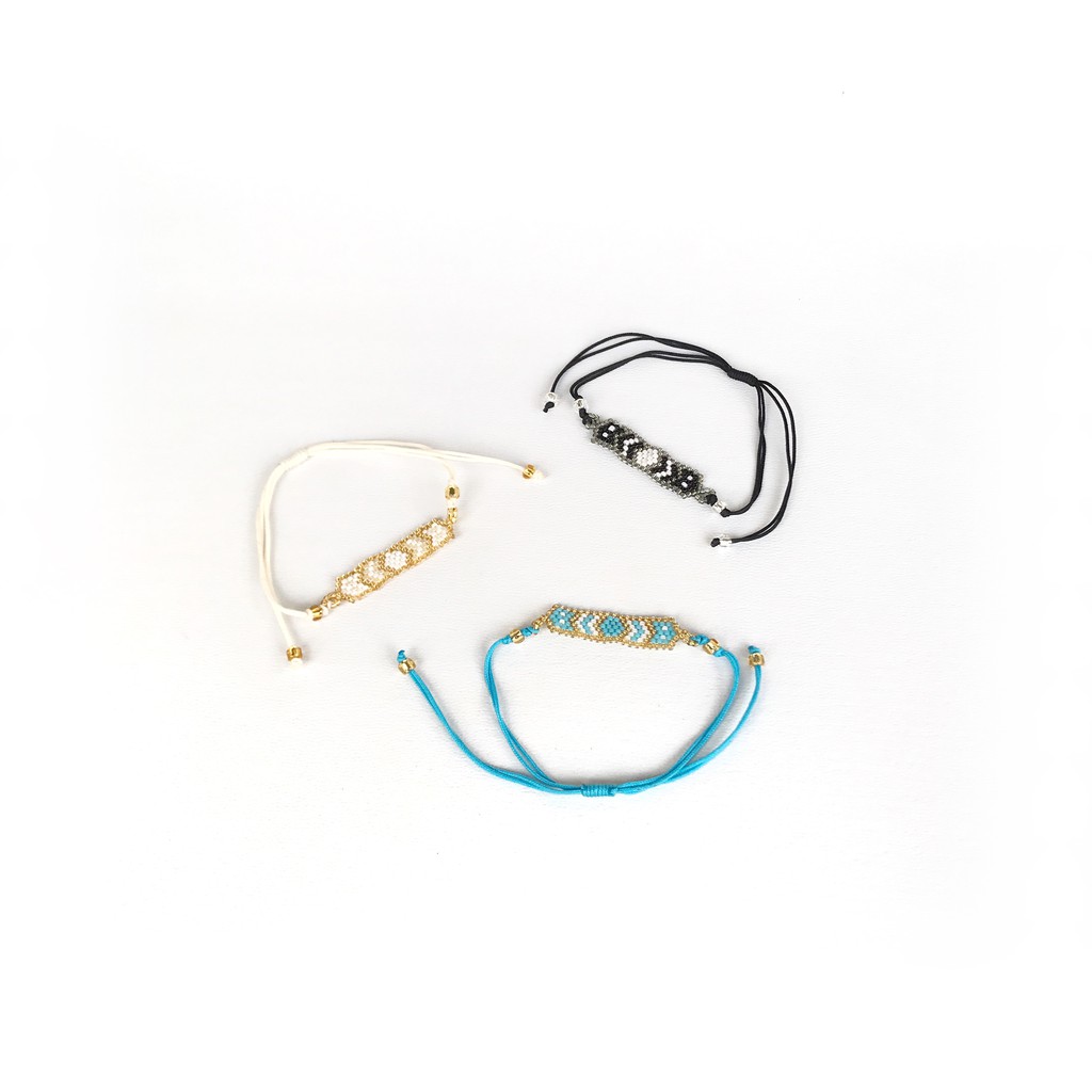 Kukei Bracelet 15warna - Gelang Manik Etnik Gelang Mote Handmade