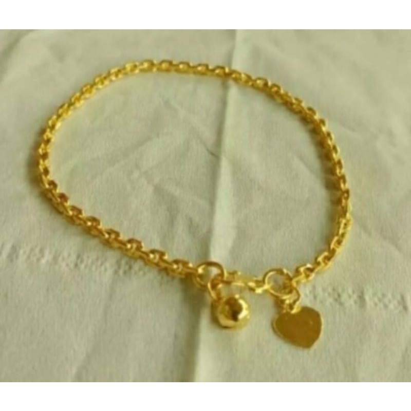 gelang Medan lapis emas 24 k