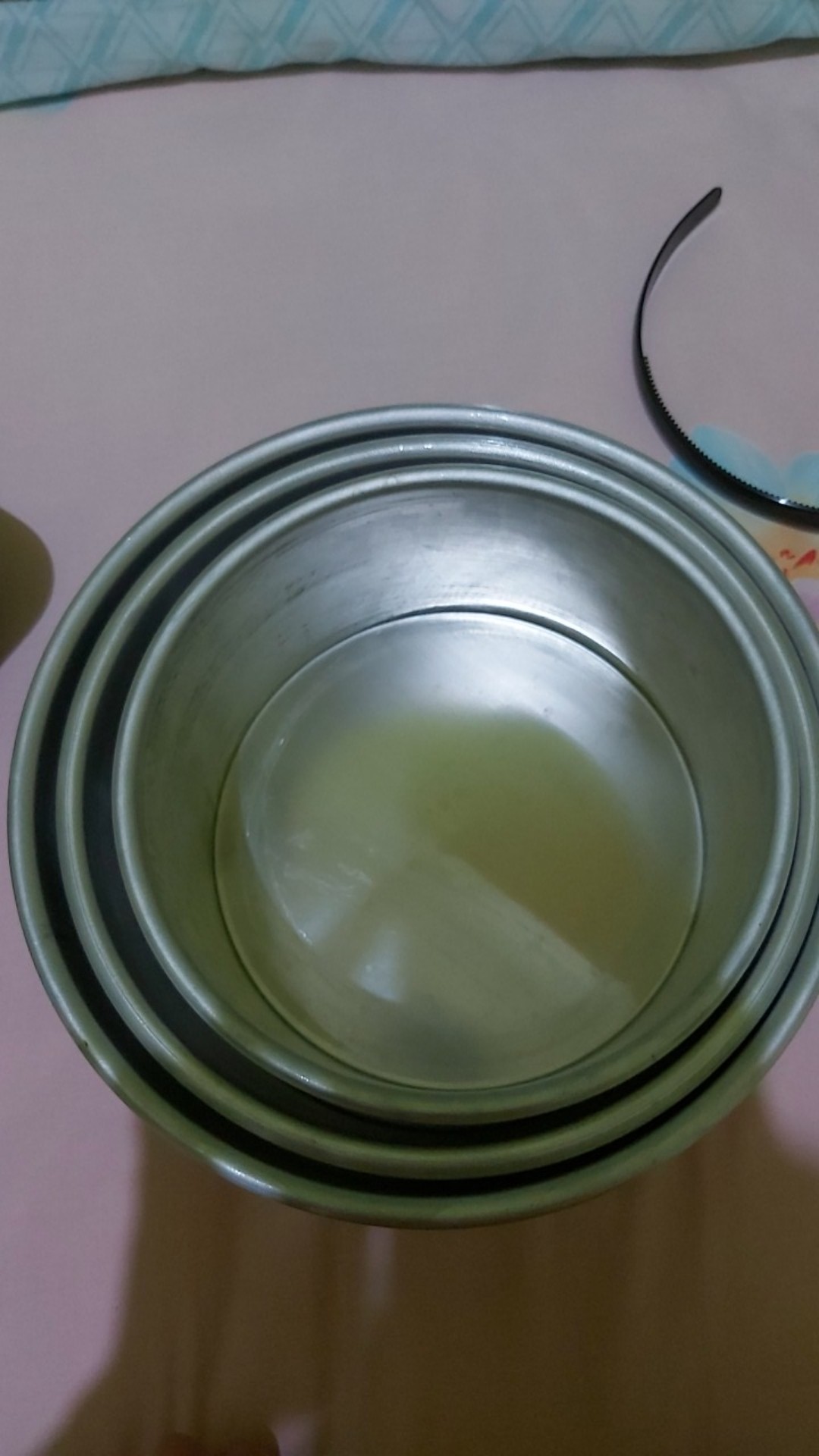 Cetakan Kue Loyang Bulat Paket 3pcs Ukuran 16cm 18cm 20cm Tinggi 8cm Tebal 0,8mm