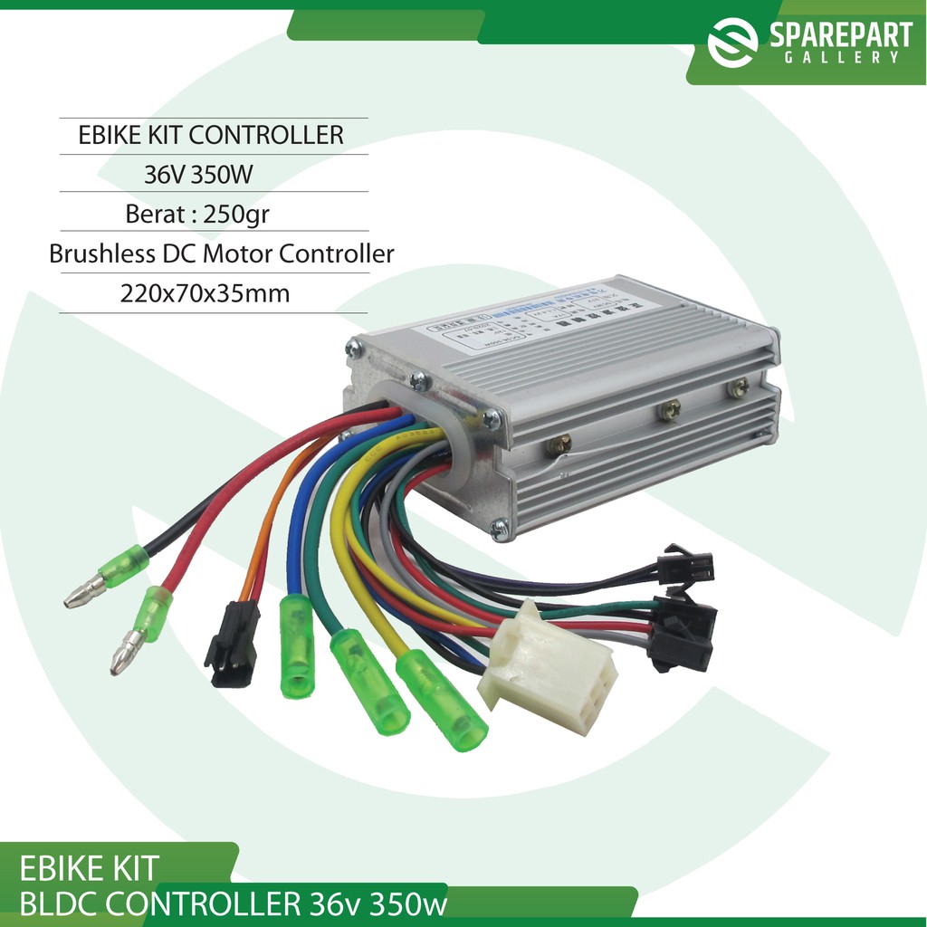 Controller ebike kit bldc 36v 350w