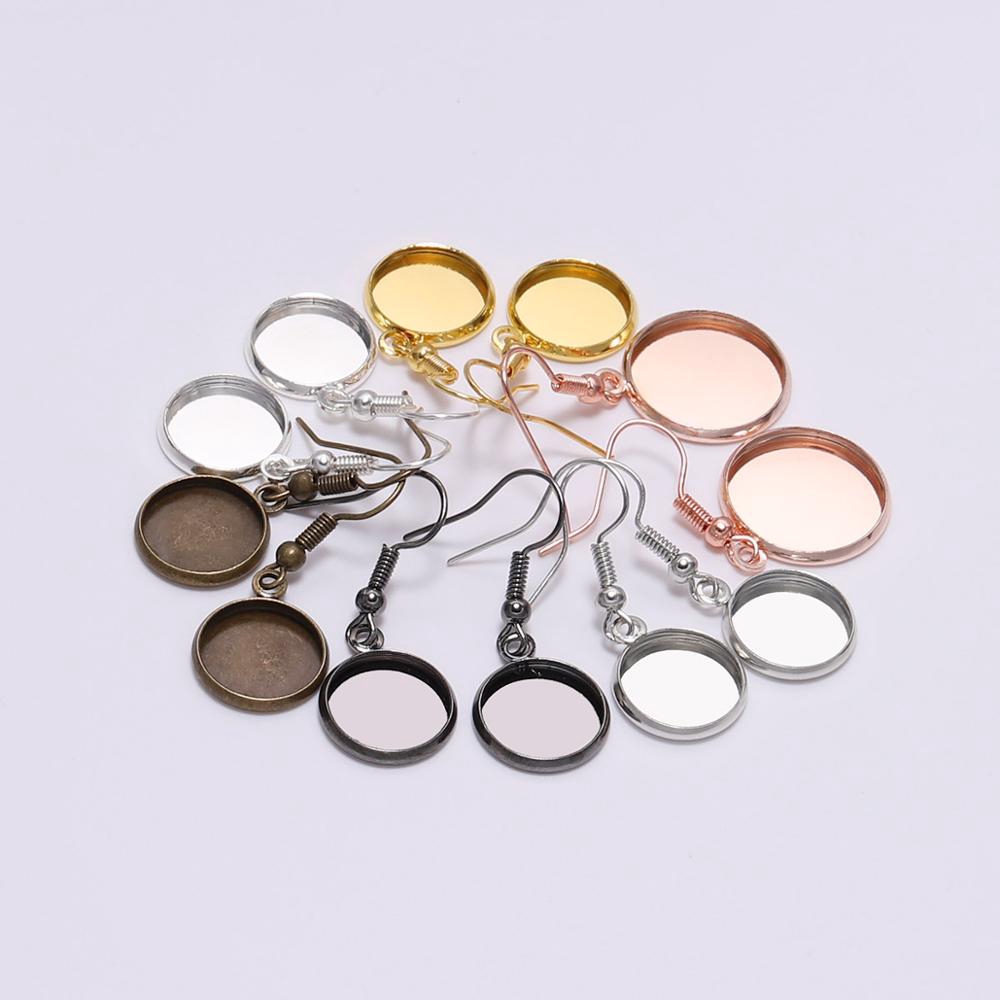 10 Pcs 10,12,14,16,18,20,25mm Bezel Cabochon Bentuk Bulat Untuk Membuat Perhiasan Diy