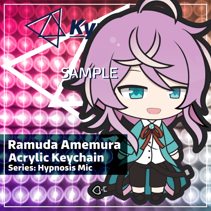 Keychain Hypnosis Mic Ramuda Amemura
 | KyraMerch Anime Fanmerch Dealer
