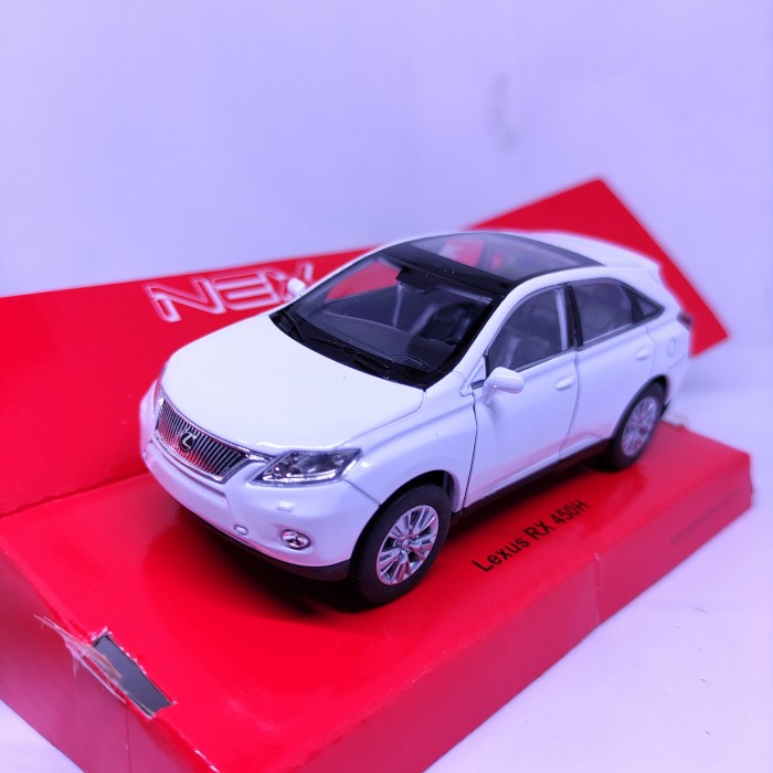 DIECAST MINIATUR MOBIL LEXUS RX 450H 1:36 MAINAN MOBIL LEXUS MURAH - Silver
