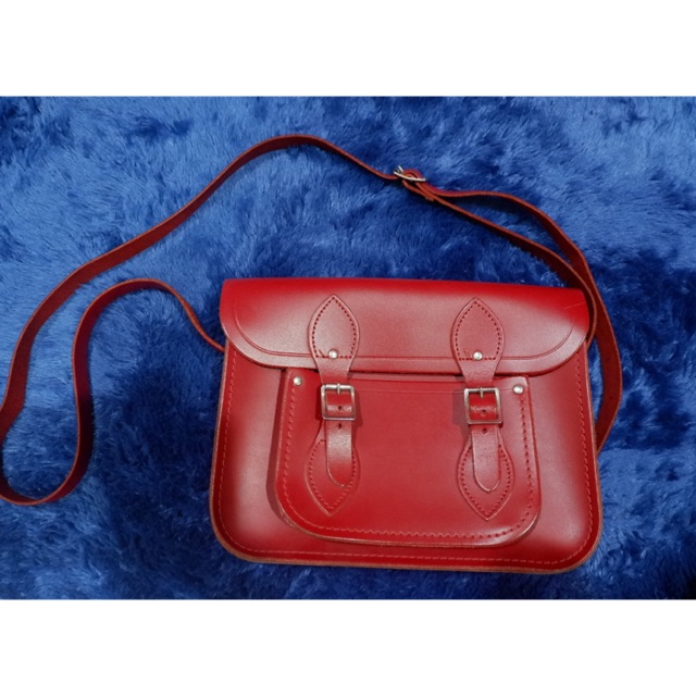 Preloved Red Cambridge Satchel