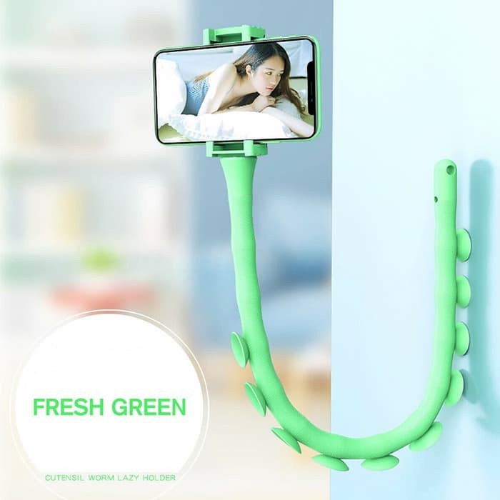 FLEXIBLE HOLDER CUTE WORM LAZY MOBILE PHONE HOLDER LAZYPOD