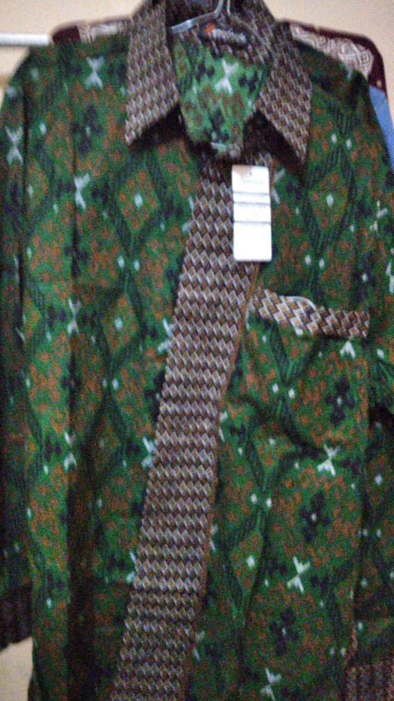 Danabrata Songket Batik Hrb026 Kemeja Batik Pria Modern Lengan Panjang M L Xl Xxl Asli Pekalongan