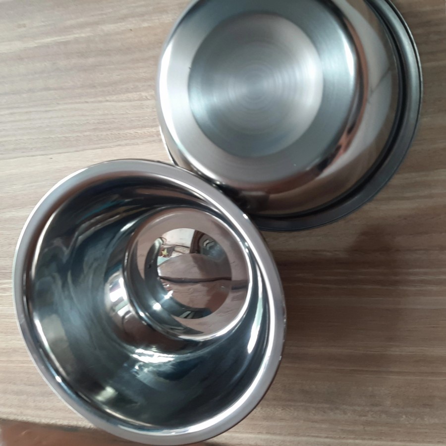 Baskom Stainless Mixing Bowl Mangkok Stainless 22Cm