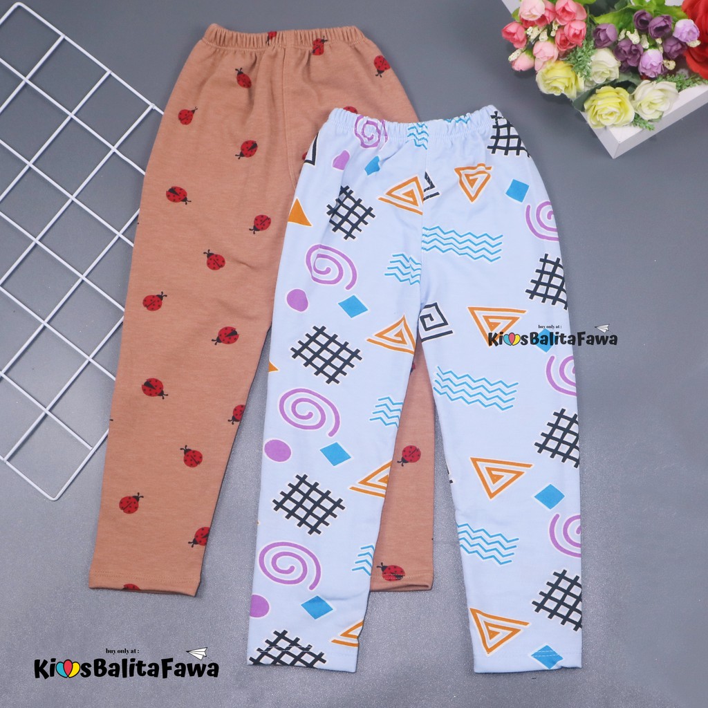 [IMPORT] Legging Nara uk 3-5 Tahun / Leging Motif Anak Perempuan Premium Tebal Celana Ketat Panjang