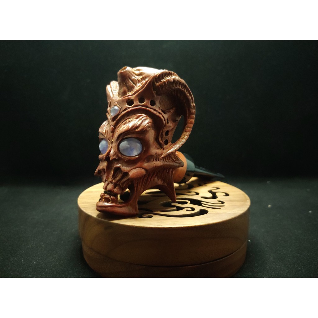 Pipa Ebonit Kayu Galih Nagasari Makam Sunan Gunung Jati Bahan Tua D360