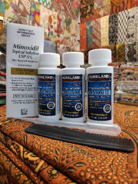 PAKET MURAH 3 BOTOL MINOXIDIL DAN 1 BOTOL BIOTIN 10000mcg penumbuh brewok rambut alis jenggot kumis