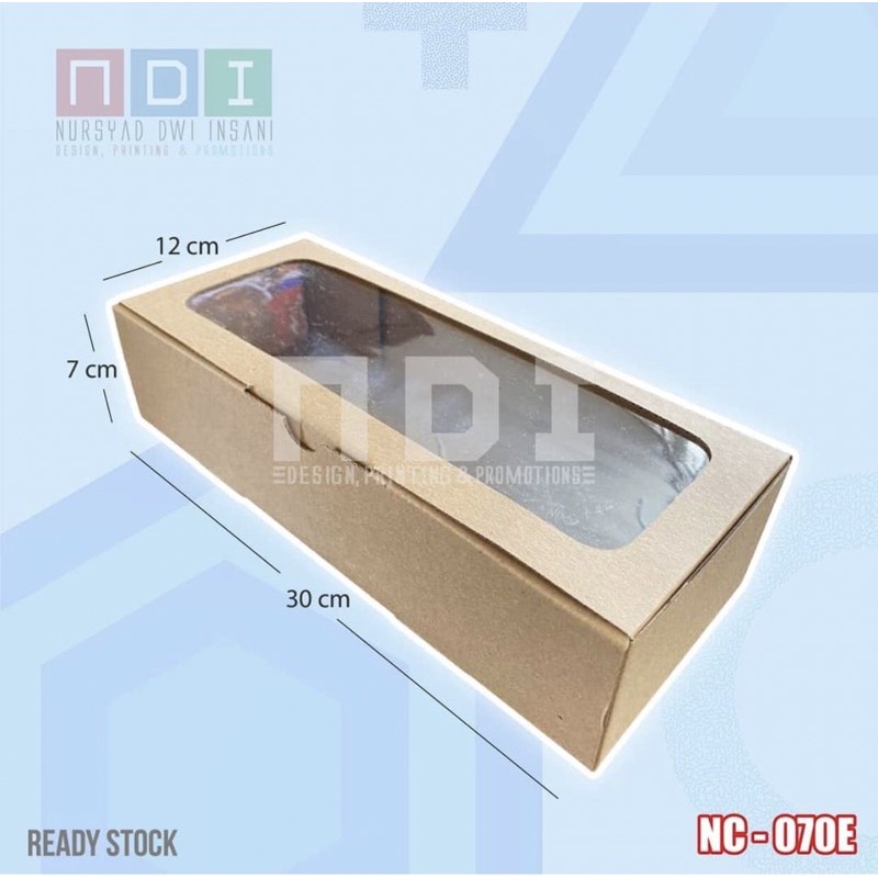 

DUS BOX CORRUGATED + MIKA 1 PAK (ISI 20pcs) Uk. 30x12x7cm