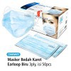 Masker Karet Biru OneMed Box 50pcs OJB