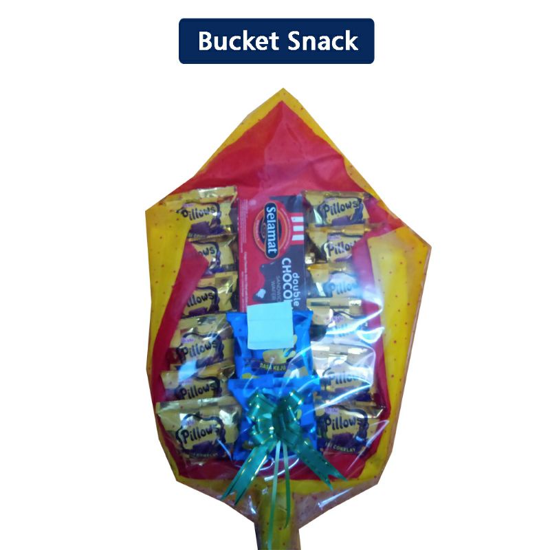 

Bucket Snack makanan Sidang, Wisuda, Ultah, Kado Hadiah