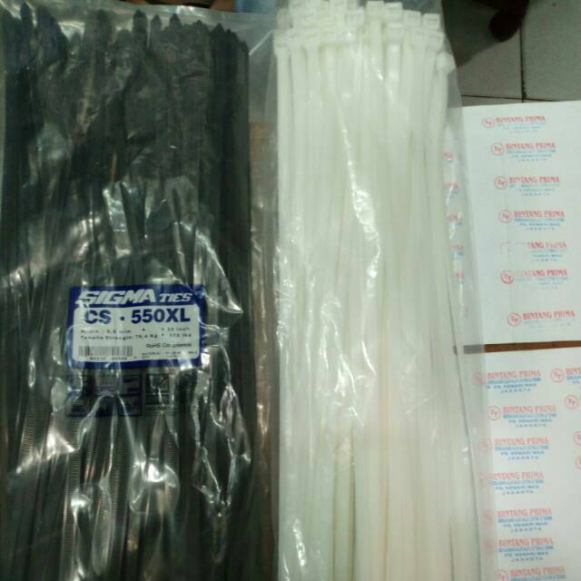

Kabel Ties / Kabel Tis Uk. 55cm CS - 550XL / CS-550 Sigma Warna Putih