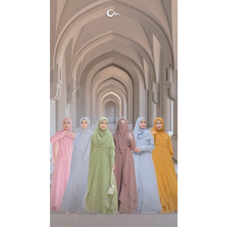 READYSTOK ADIBA LUXURY RAYA BY COVERME