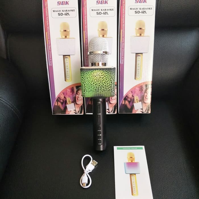 Mic Smule Magic MIK KARAOKE Mikrofon WSTER Bluetooth 98K SD-12L SD12L