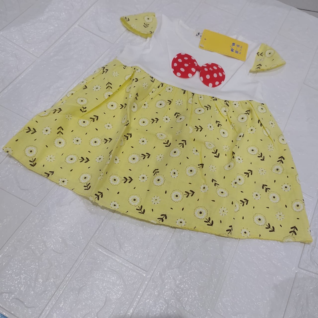 Dress Anak Impor / Dress Anak Perempuan Fashion Anak / Fashion Baby Girl Korea Motif Lucu Rok Kuyizu