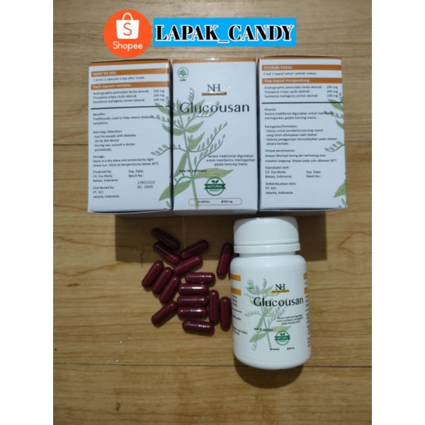GLUCOSAN obat diabetes dan kencing manis terbukti khasiat nya original bpom