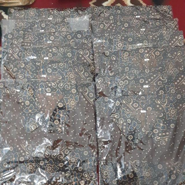 Kemeja Batik Lengan Panjang Batik  Danabrata Pria Motif Songket Hijau Kode 031 M L Xl Xxl Regular