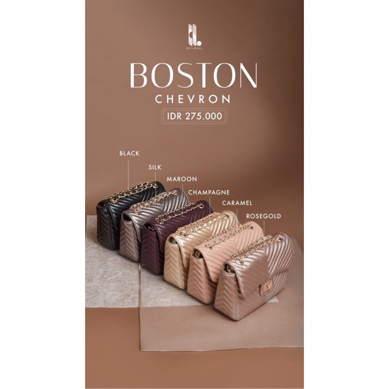 Boston Bag Chevron by Local.id