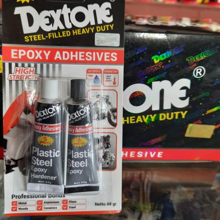 

「BIG Sale」 Lem Besi Epoxy Dextone 5 Menit 5menit 48gr 48 gr 100% Original