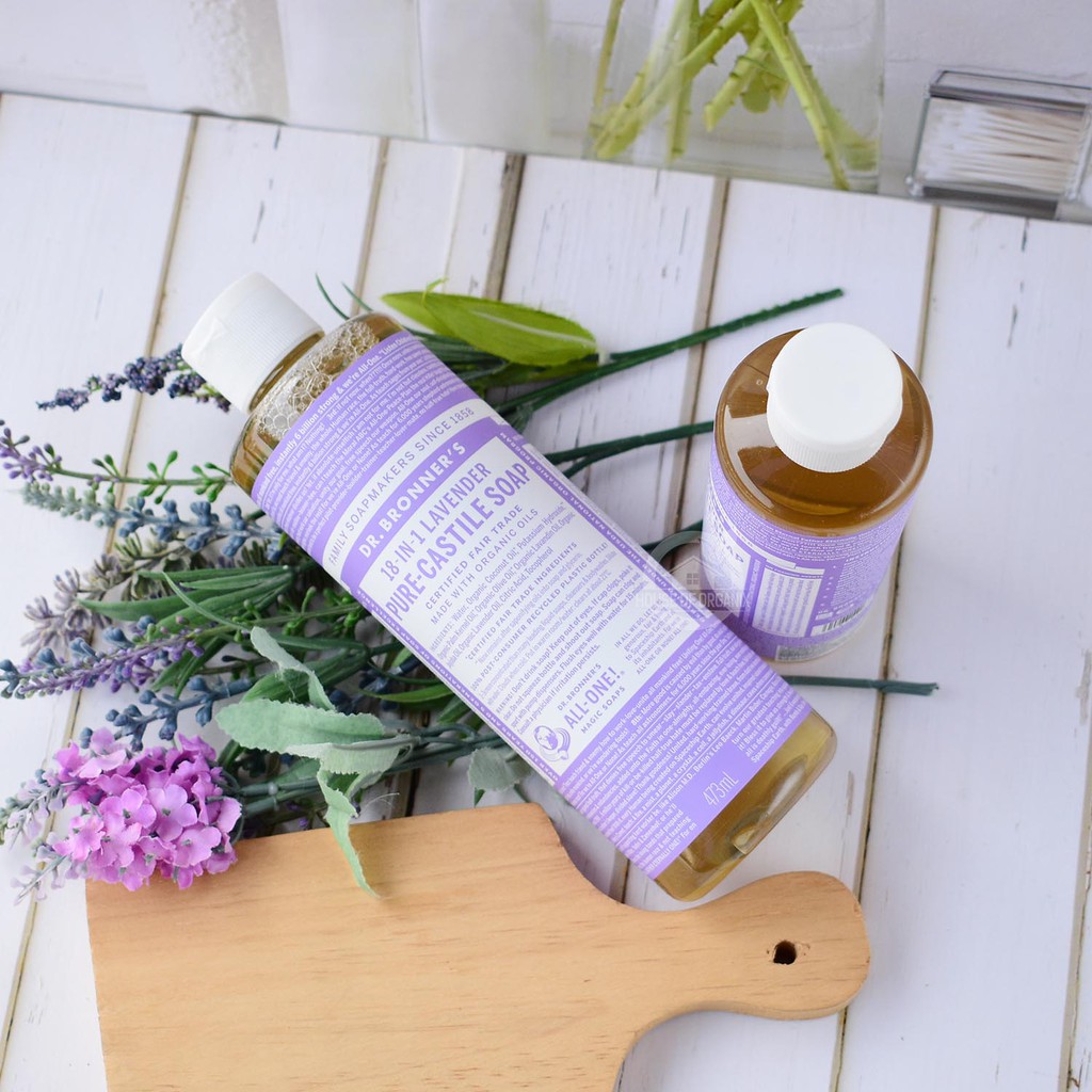 Dr. Bronner's Lavender Pure - Castile Soap 473 Ml