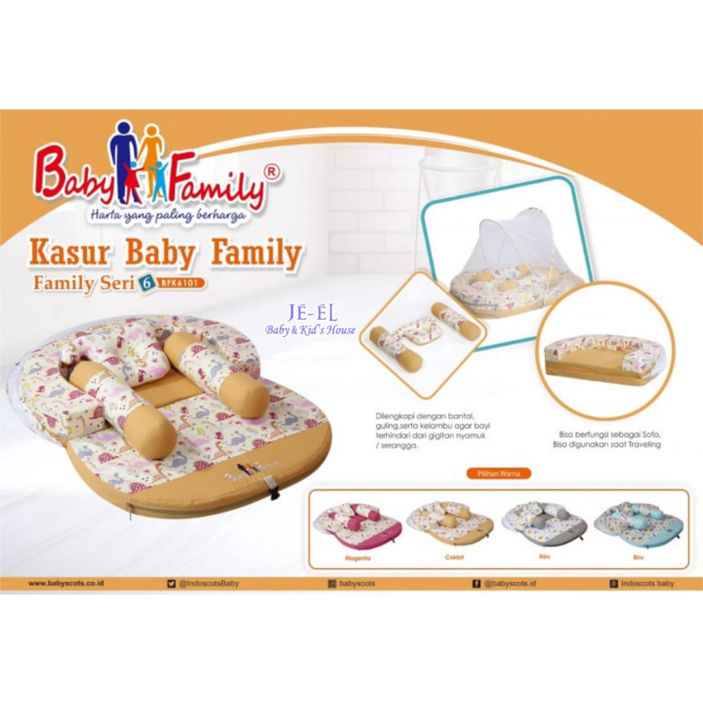 Baby Family Kasur Bayi  Seri 6 BFK6101/Tempat tidur bayi