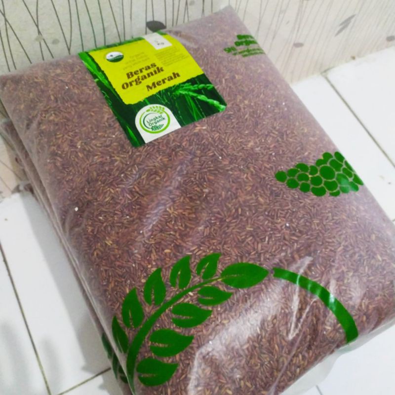 Beras Merah Organik - Beras Merah 5kg - Lingkar Organik