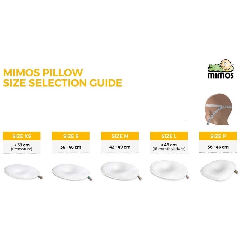 Mimos Pillow Set With Cover - Bantal Anti Peyang