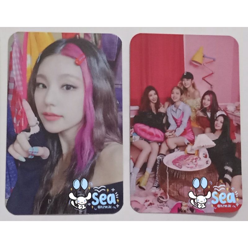 PC Photocard Benefit Yeji ITZY Mecima