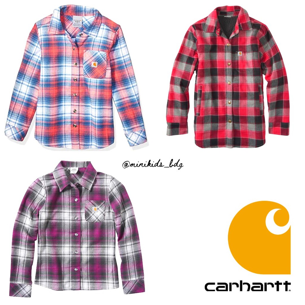 CARHARTT FLANNEL SHIRT/ KEMEJA EKSPOR / KEMEJA ANAK / KEMEJA CEWE / KEMEJA PEREMPUAN / KEMEJA REMAJA