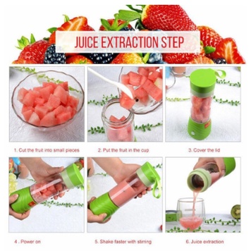 ES544 PORTABLE AND RECHARGEABLE JUICER BLENDER MINI / BLENDER PORTABLE