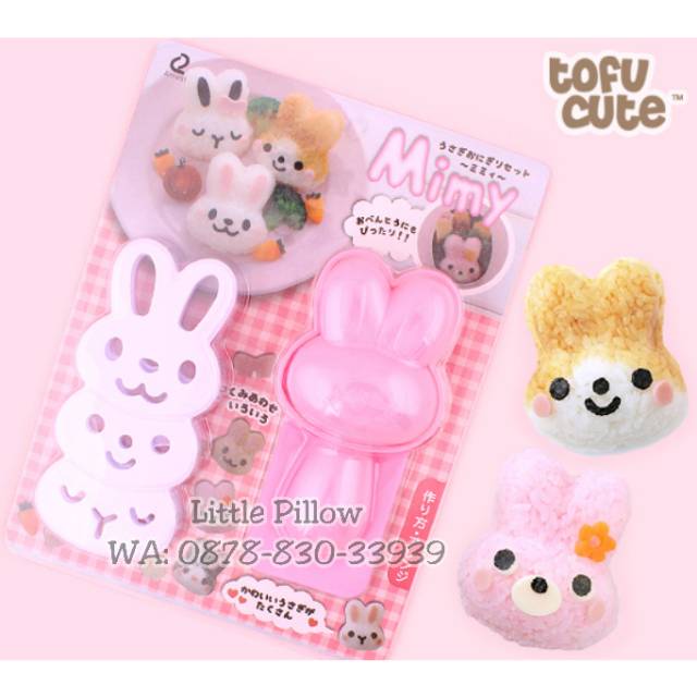 (MIMY BENTO) Bento Rice Mold Mimy Bunny/Cetakan Nasi Karakter Bento/Cetakan Bento