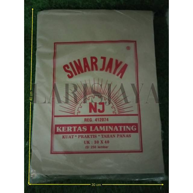 

DISKON NIH!!! Kertas pembungkus nasi 30 x 40 sinar jaya 250pcs