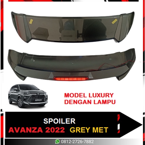 SPOILER AVANZA 2022 up MODEL LUXURY W/L