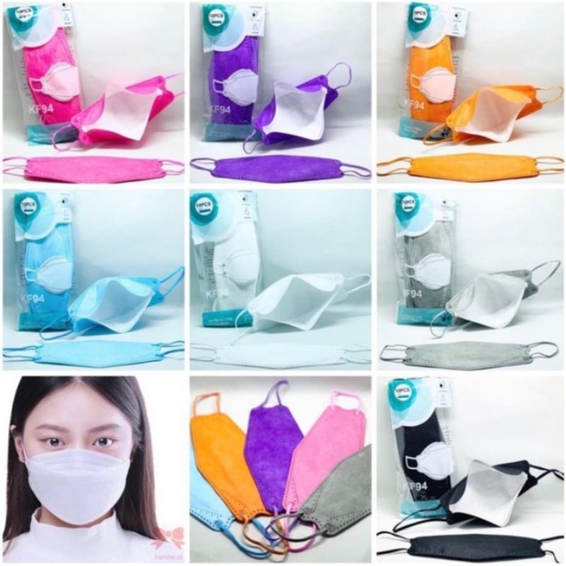 KF94 korea masker warna warni