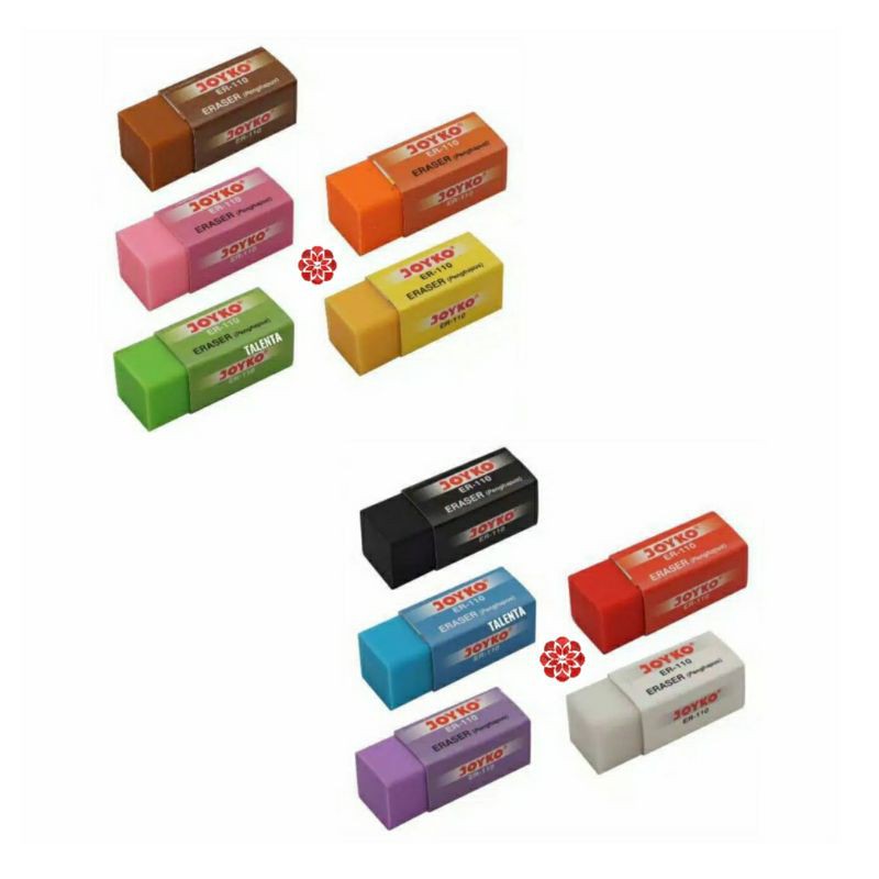 Penghapus Hapusan Pensil Joyko Warna Eraser ER-110