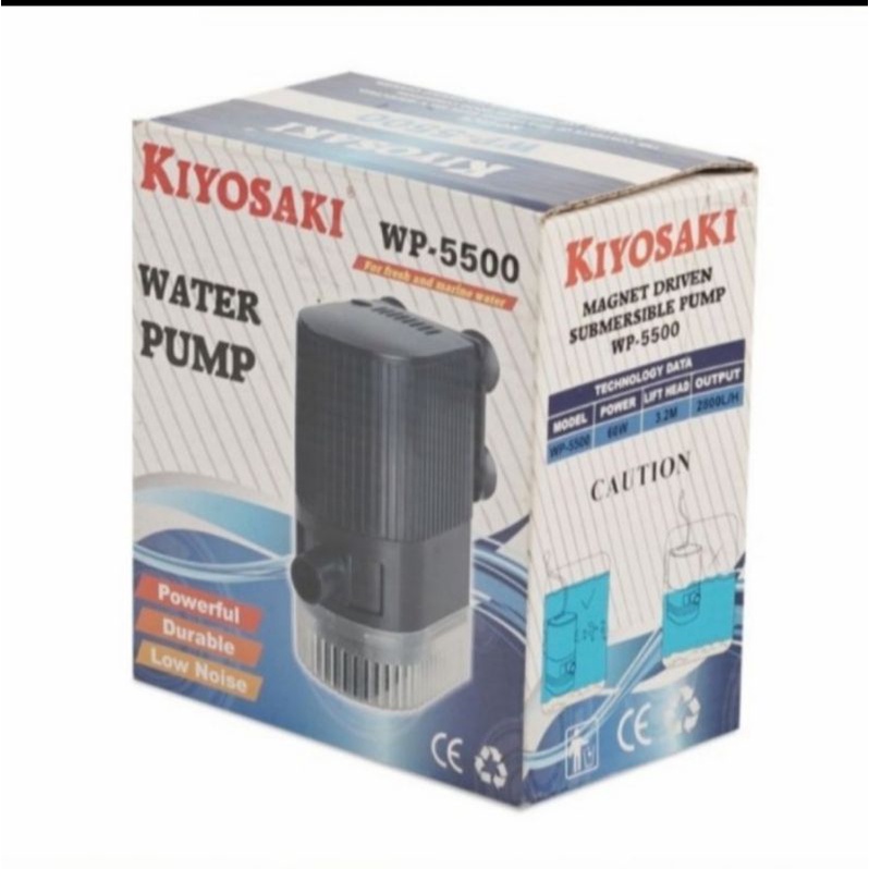 Kiyosaki WP 5500 mesin pompa celup kolam tenaga kencang water pump