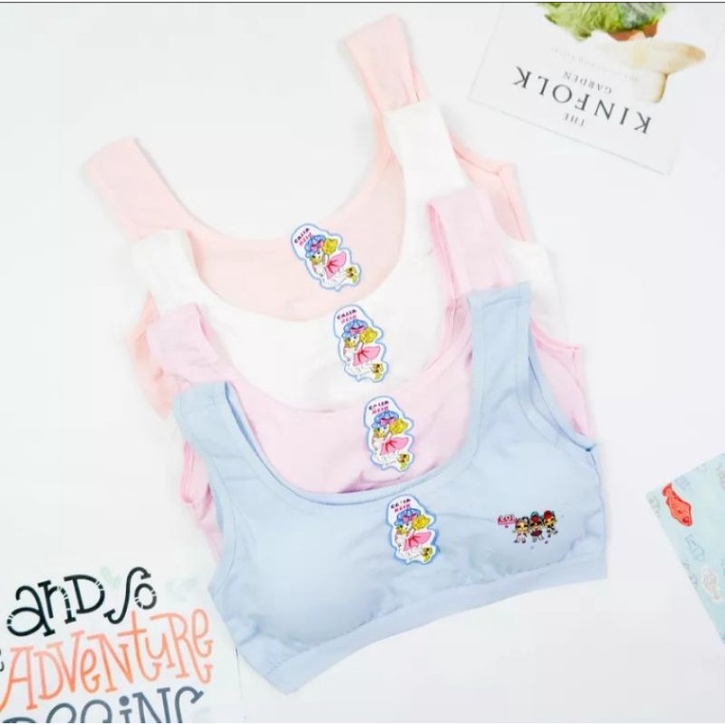 Miniset Remaja Anak SD SMP / Busa Lepas Pasang / Bh Anak Perempuan Katun