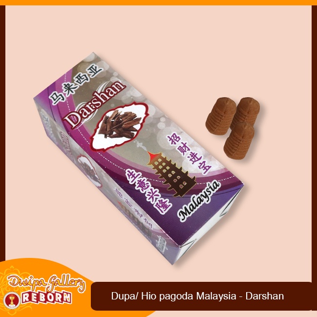 Dupa Hio Buhur Kerucut Cone Pagoda Malaysia - Dharsan 50pcs