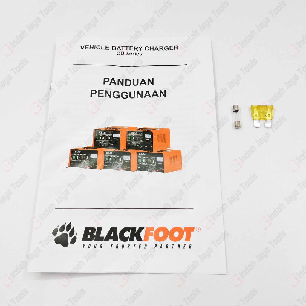 BLACKFOOT CB-20 Battery Charger 20A - Charger Cas Aki Kering Basah A