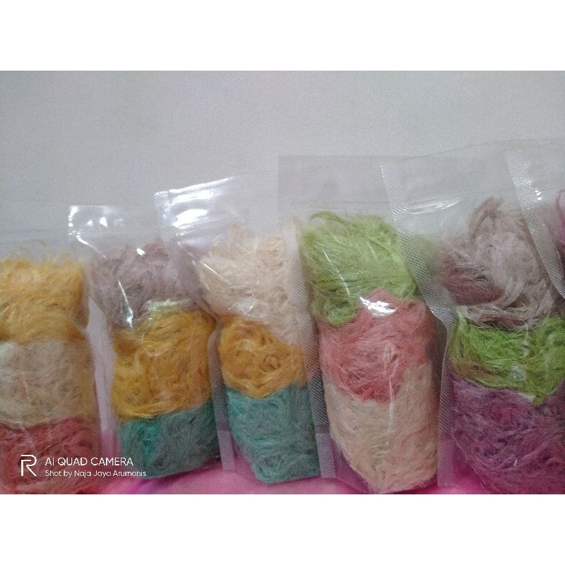 

Rambut Nenek isi 90g Arbanat/Arum manis free kardus