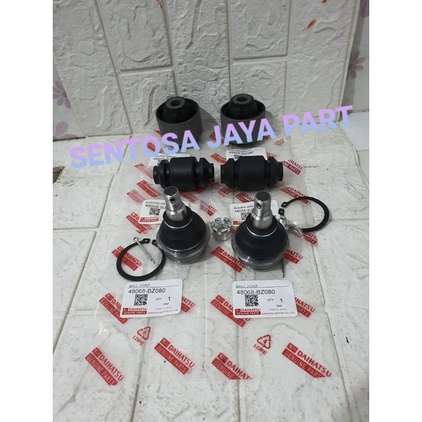 BUSHING ARM GRAND MAX +BALL JOINT GRANS MAX LUXIO 6PC