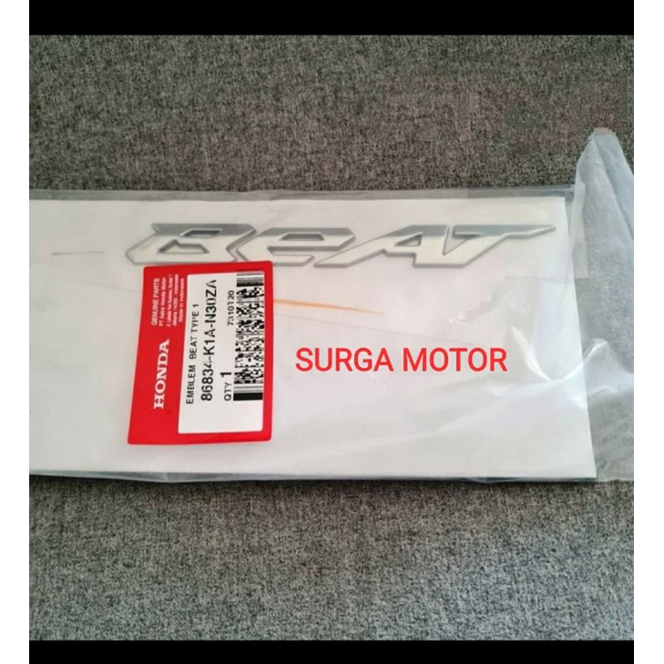 Emblem beat K1A beat eco new tahun 2020 - 2021 LOGO BEAT TIMBUL 3D HONDA BEAT ESP DIGITAL LED emblem